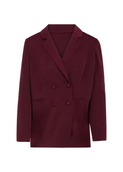 Afslappet Blazer M. Slids Og Knapper