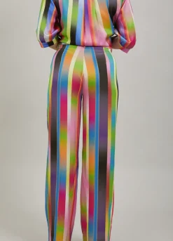 Bukser M. Faded Stribe Print