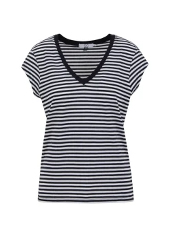 Cc Heart Basis Stribet V-Hals T-Shirt