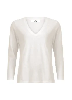 Cc Heart Langaermet T-Shirt M. V-Hals