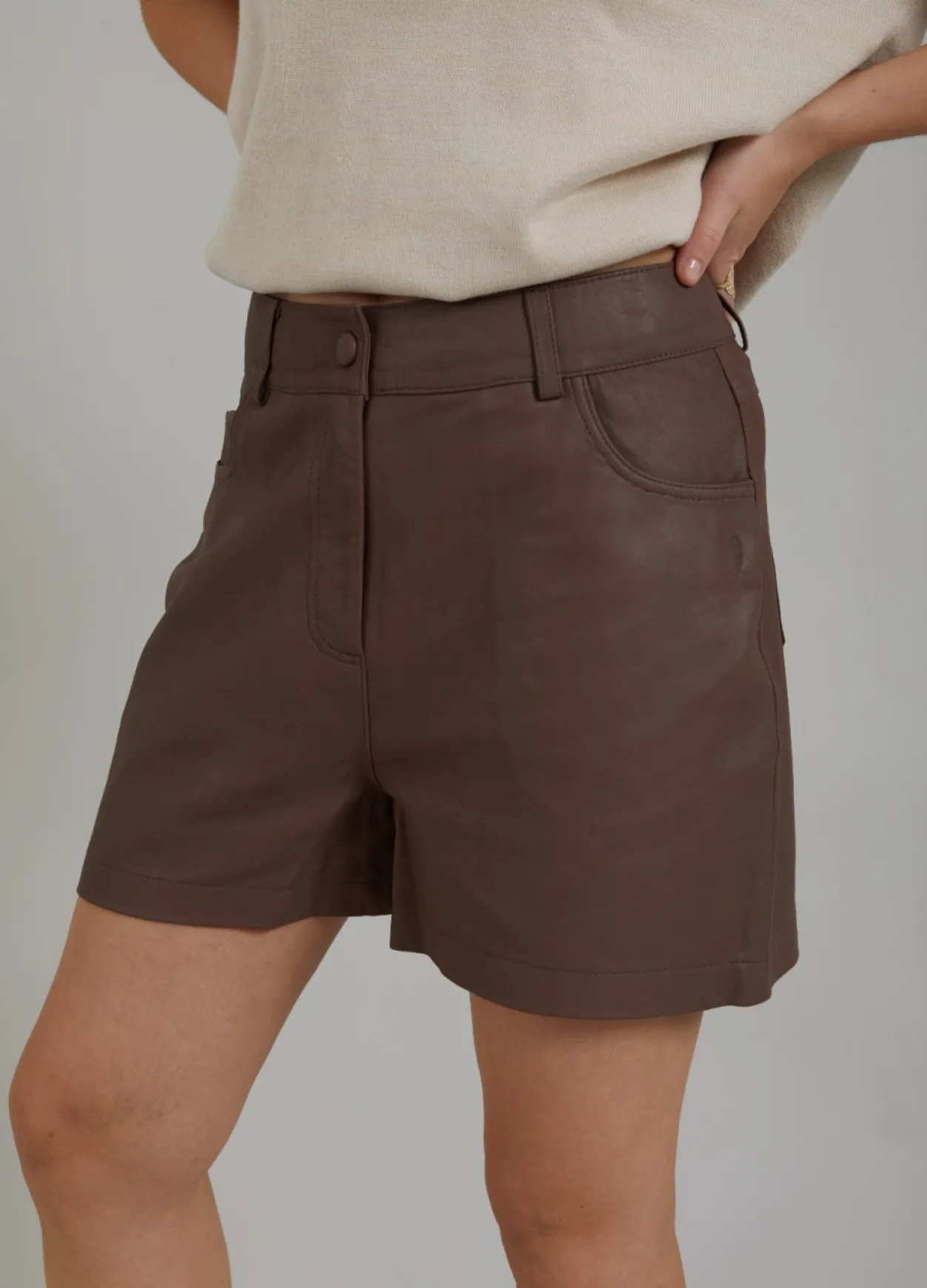 Lædershorts