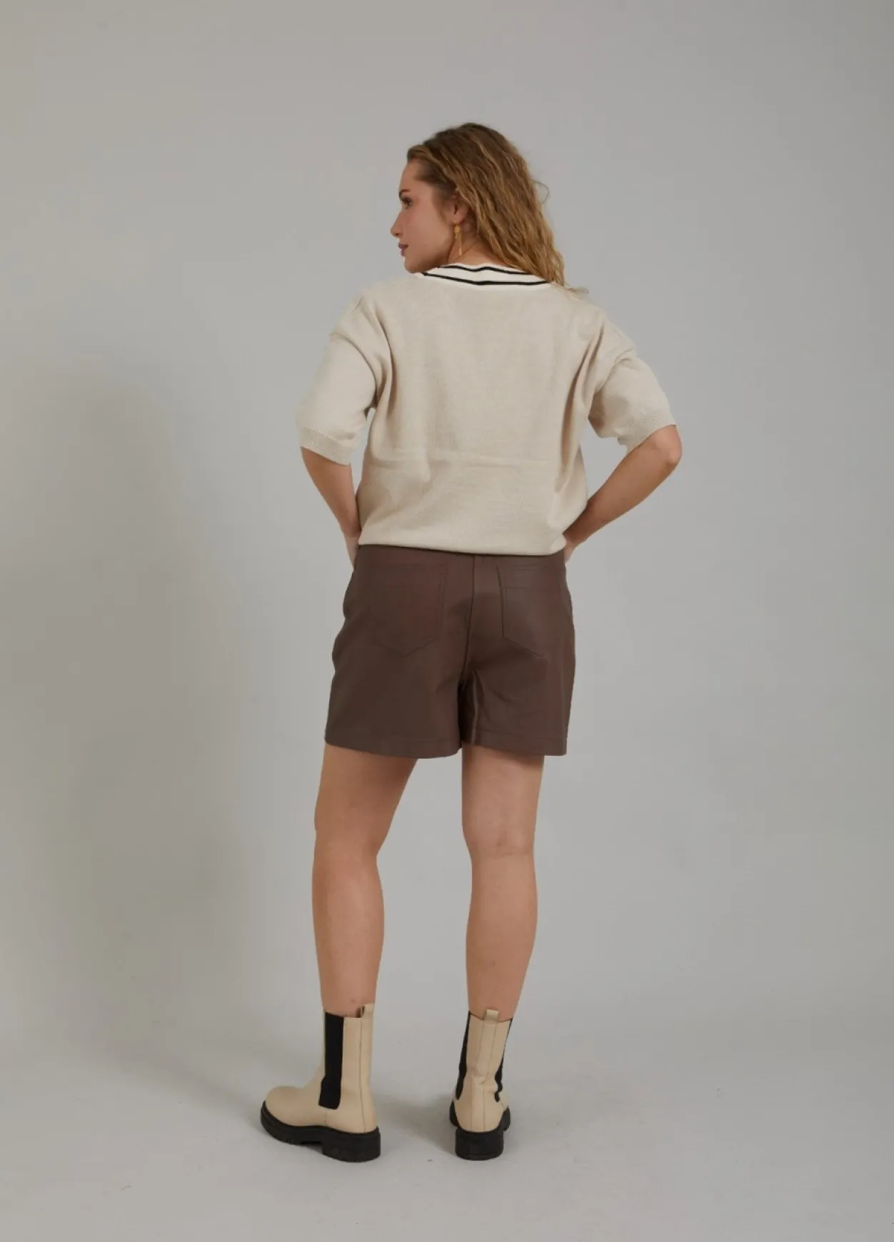 Lædershorts