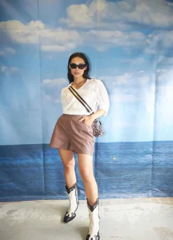 Lædershorts
