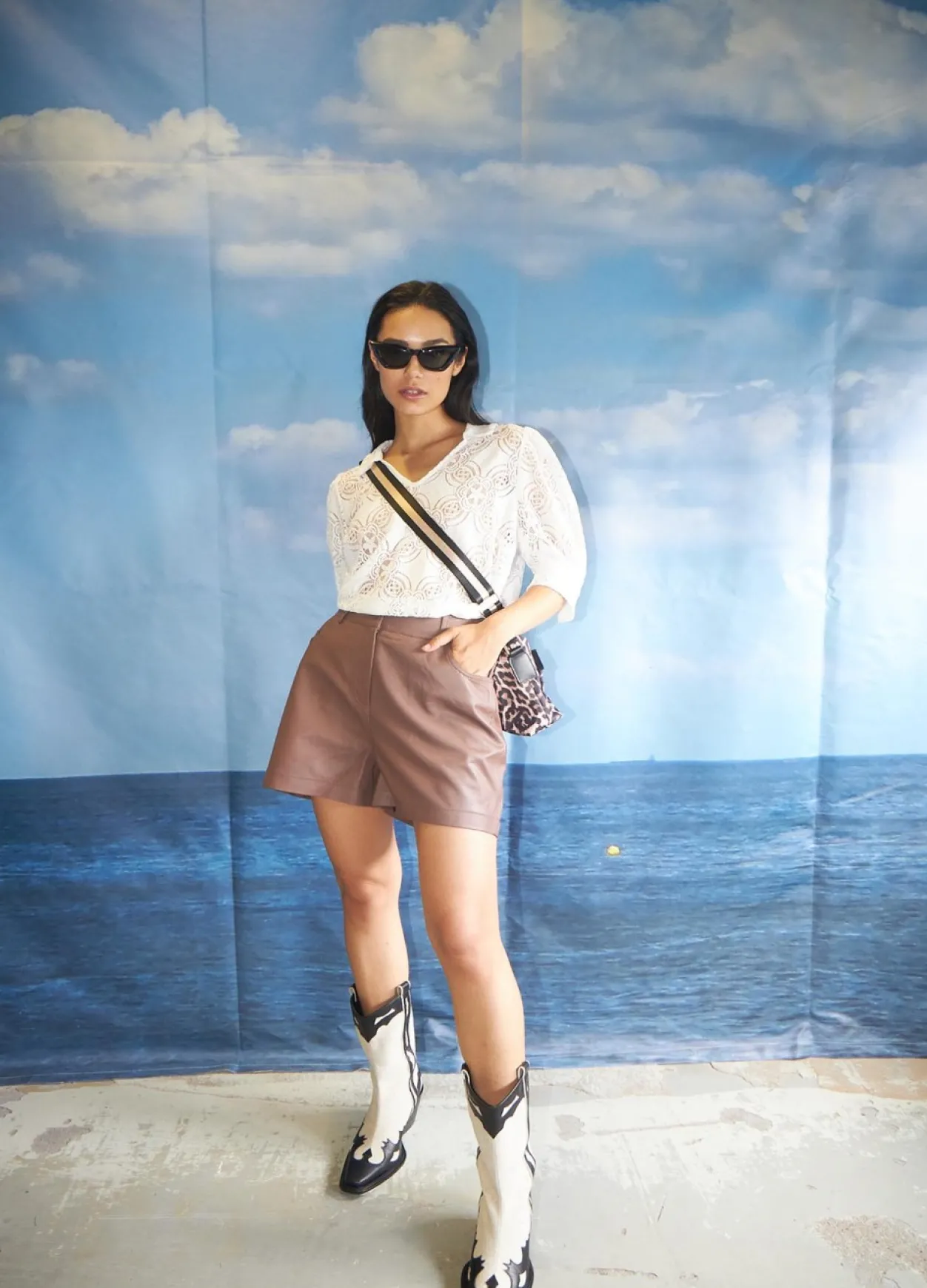 Lædershorts